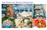 Top ideas for beach weddings