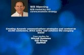 Will Manning Marketing and Communications- B2B marketing case studies for MicroE Systems, General Scanning, ZipWall