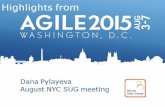 Agile2015 Report