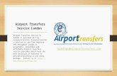Airport transfers service london