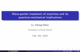 Wave-packet Treatment of Neutrinos and Its Quantum-mechanical Implications