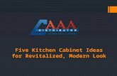 Five Kitchen Cabinet Ideas for Revitalized, Modern Look