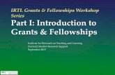 2015 09 Intro to Grants & Fellowships