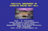Practical management of diabetes during the holy hajj