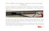The 3 most important factors for accurate drilling 2