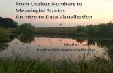 From Useless Numbers to Meaningful Stories: An Intro to Data Visualization