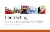 Government Contracting as a Small Business Growth Strategy