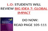 Ap exam big idea 7 global impact