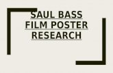 Saul bass film poster research