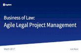 Agile Legal Project Management (Moscow LegalTech 2017)