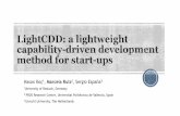 LightCDD: a lightweight capability-driven development method for start-ups