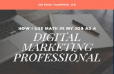 Math Speaks: How I Use Math In My Job As A Digital Marketing Professional