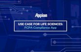 Use Case for Life Sciences: FCPA Compliance App