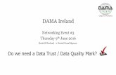 DAMA Ireland - Data Trust event 9th June 2016