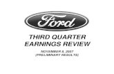 ford 2007 Q3 Financial Result