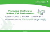 Managing Challenges In Your JDA Environment