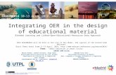 EDUCON16 "Integrating OER in the design of educational material". Edmundo Tovar Caro. UPM. 11/04/2016