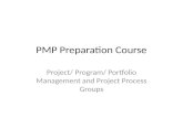 Project / Program / Portfolio Management and Processes Groups
