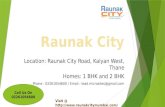 Raunak city - kalyan west,thane - price, review, floor plan - call @ 02261054600