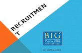 Recruitment Overview By Big Pharma