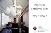 Go paperless with employee files; why & how