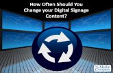 How Often Should You Change Your Digital Signage Content?