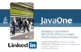 Javaone 2009 Building RESTful APIs