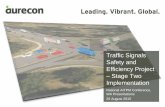 Traffic Signals Safety and Efficiency Project – Stage Two Implementation