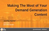 Making the Most of your Demand Generation Content