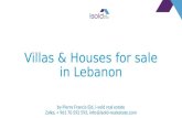 Villas and houses for sale in Lebanon, Maten, Keserwan, Jbeil