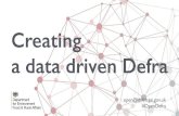 Defra: Data Round Table