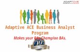 Adaptive ACE BA program