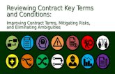 Reviewing Contract Key Terms and Conditions