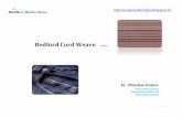 Bedford cord weave