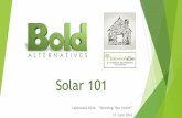 Solar 101 Presentation & Better Together Announcement