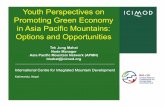 PlanetUnderPressure_Conference_London_Youth Perspectives on Promoting Green Economy in Asia Pacific Mountains