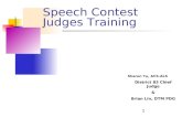 Judges training 2015-2016