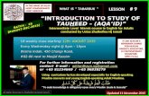 Slideshare (lesson#9)tauheed-course-(batch#5-aug-dec-2015)-tabarruk-(11-november-2015)