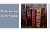 Why i’m a christian and not a mormon