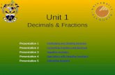 Math unit1 decimals and fractions