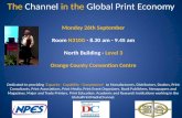 The Channel in the Global Print Economy - Graph Expo 2016