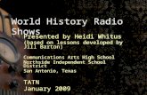 World History Radio Shows