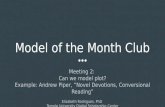 Temple Univeresity Digital Scholarship: Model of the Month Club: Modeling Conversional Narrative