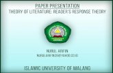 Theory of Literature: Reader Respons Theory