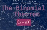 The binomial theorem class 11 maths