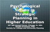 Managing Psychological Issues in Strategic Planning