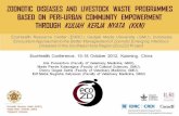 Zoonotic diseases and livestock waste programmes based on peri-urban community empowerment through Kuliah Kerja Nyata (KKN)