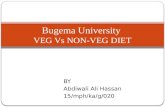 vegetarian and non vegetarian food