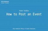 How to Post an Event