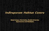 Indirapuram Habitat Centre – Shops | Club Suite | Studio Apt - 9555133505
